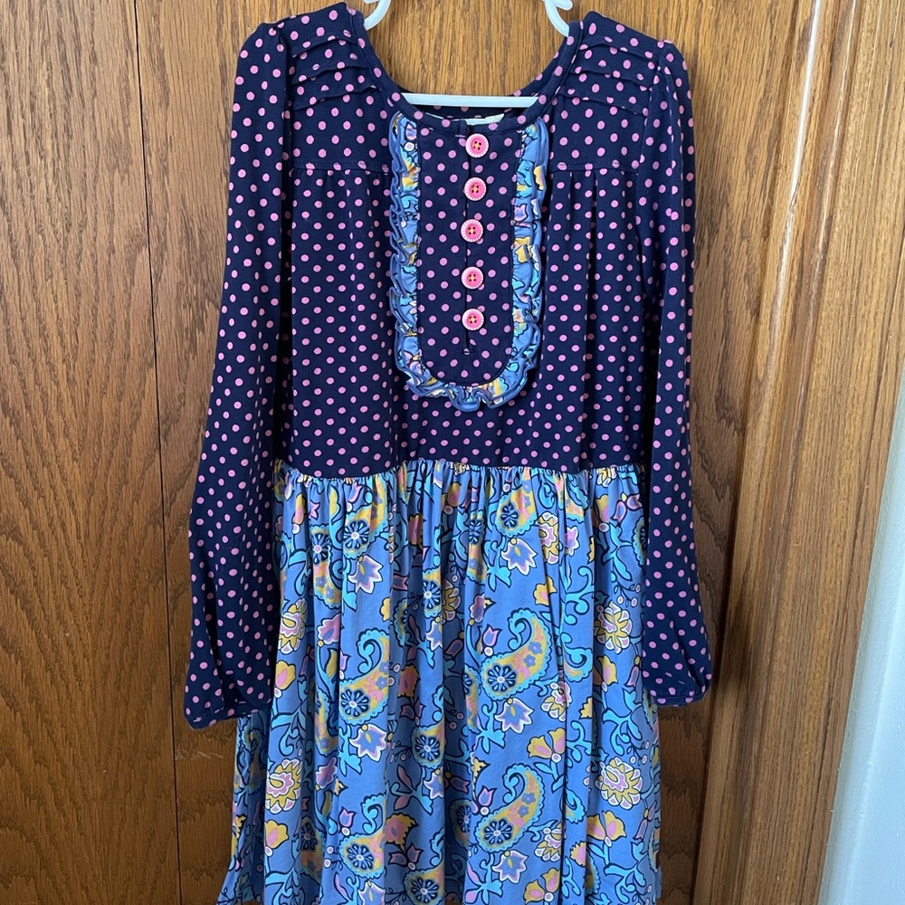 Matilda Jane girls size 8 long sleeve dress